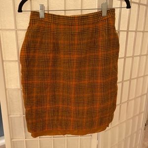 Vintage Wool Pencil Skirt